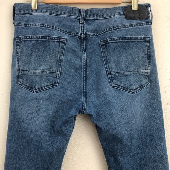 PacSun Distressed Slim Fit Blow Out Knee Jeans Medium Wash Size 32 x 32 - Picture 6 of 12